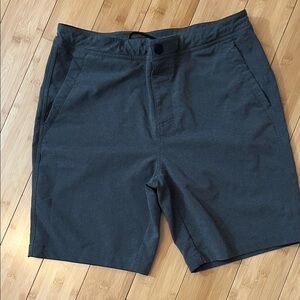 Zella Charcoal Flat Front Men's Shorts